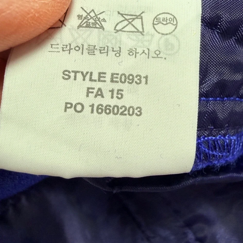J.Crew Martie Pants Womens 8 Blue NEW Wool Blend Cropped Tailored E0931 - Picture 10 of 12
